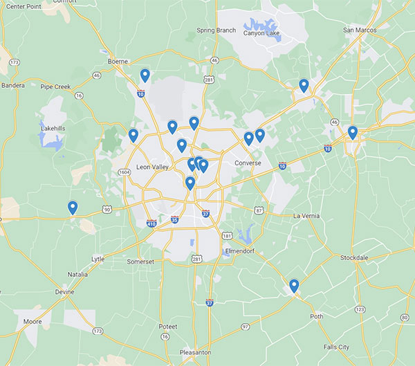 Service Area Map